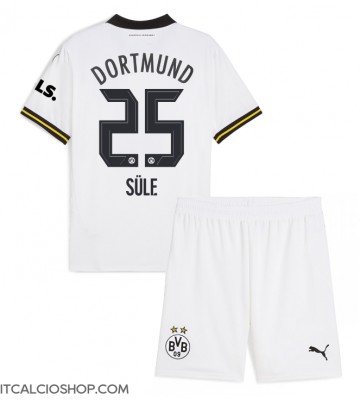 Borussia Dortmund Niklas Sule #25 Terza Maglia Bambino 2024-25 Manica Corta (+ Pantaloni corti)